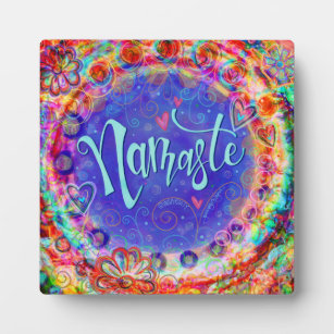 Namaste Pretty Inspirivity Trendy Plaque