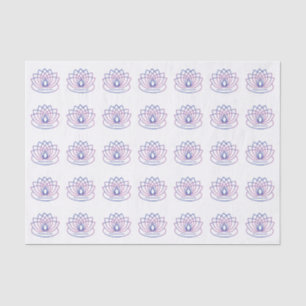 Namaste Purple and Pink Lotus Flower Tissue Paper