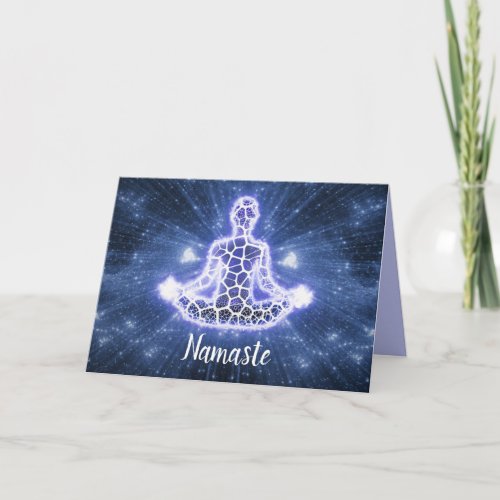 Namaste Quote Thank You Yoga Meditation Metaphysic Card