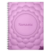 Namaste Quote Violet Crown Chakra Chi Spiritual Notebook