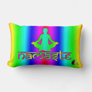 Namaste Rainbow Intentions Lumbar Pillow