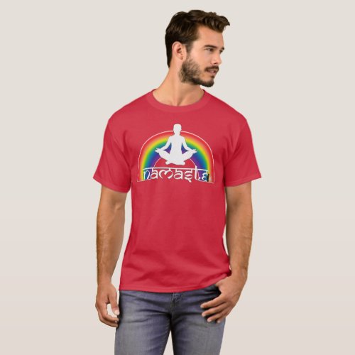 Namaste Rainbow Intentions T_Shirt