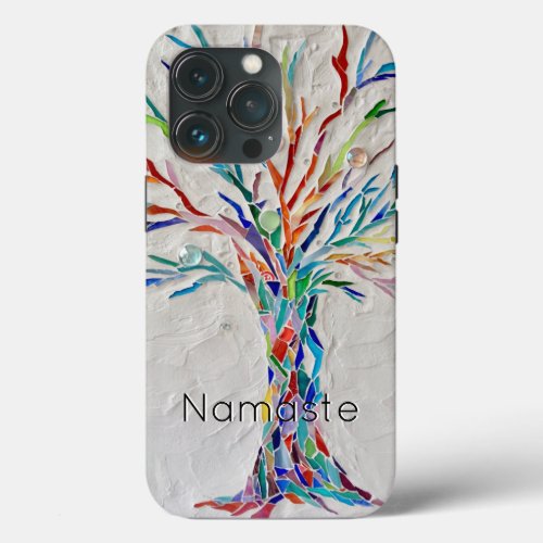 Namaste Rainbow Tree  Case_Mate iPhone Case