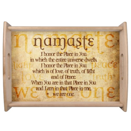Namaste Serving Tray