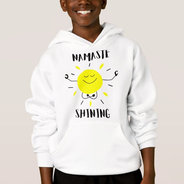 namaste shining hoodie (Front)