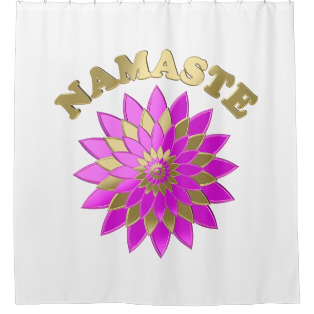 Namaste Shower Curtain (Front)