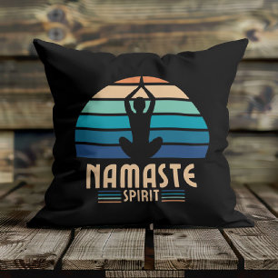 Namaste Spirit Throw Pillow