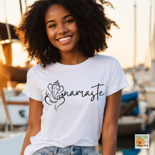 namaste spiritual gift meditation yogi girl T-Shirt
