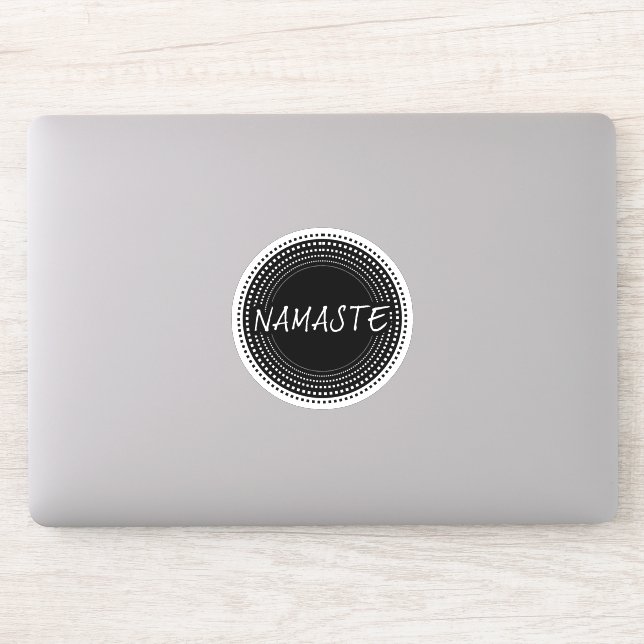 Namaste Sticker (Computer)