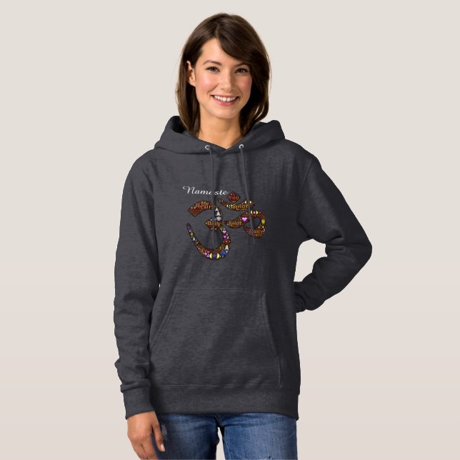 Namaste Symbol Hoodie (Front Full)