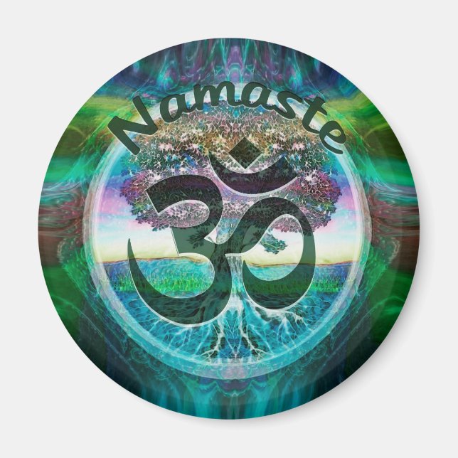 Namaste Symbol Magnet (Front)