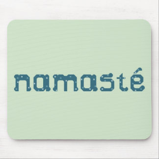 Namaste Teal Mousepad