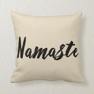 Namaste Throw Pillow