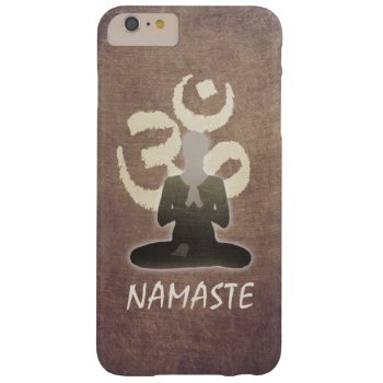Namaste Vintage Om Aum Mediation & Yoga Barely There Iphone 6 Plus Case by caseplus at Zazzle