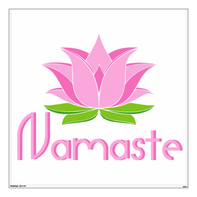 Namaste Wall Sticker (Front)