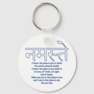 namaste we are one keychain