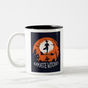 Namaste Witches Two-Tone Coffee Mug