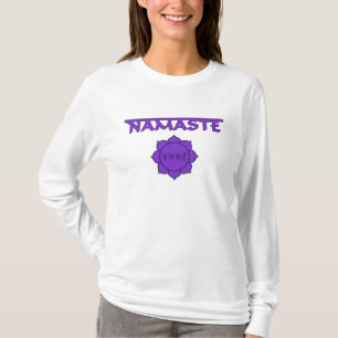 Namaste with Lotus and Sanskrit T-Shirt