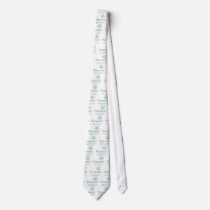 Namaste - with quote and Om symbol Neck Tie