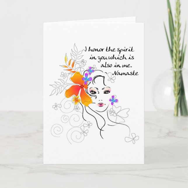 Namaste Women's Gift Card (Front)