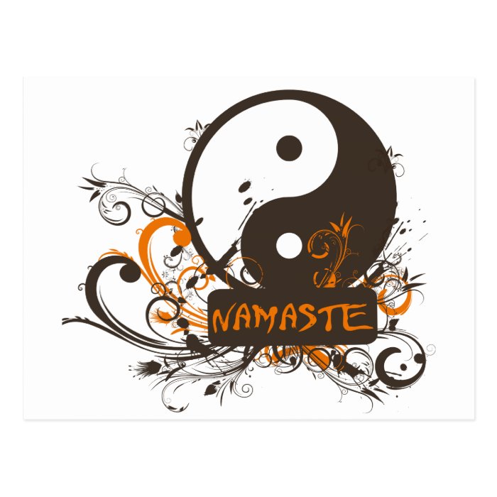 Namaste Yin Yang Postcards