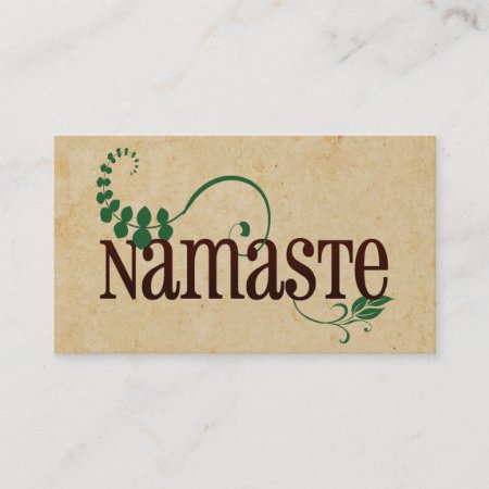 Namaste Yoga Business Card