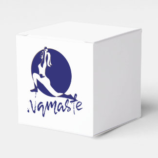 Namaste, yoga favor boxes