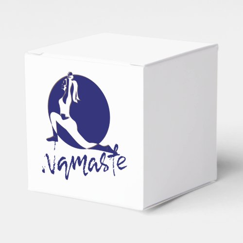 Namaste yoga favor boxes