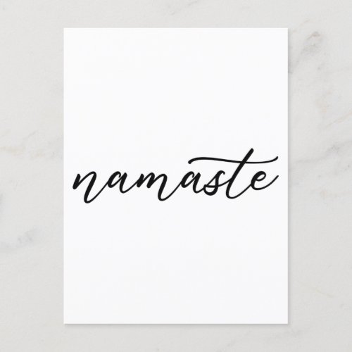 Namaste Yoga Lover Meditation Buddhist Buddhism Postcard