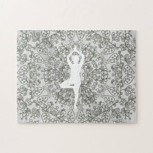 Namaste Yoga Pose Jigsaw Puzzle