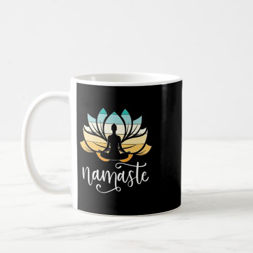 Namaste Yoga Pose Meditation Gifts Outdoor For Her Coffee Mug