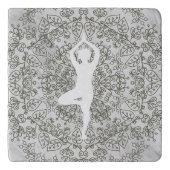 Namaste Yoga Pose Trivet (Front)