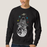 Namaste Yoga Space Travel Cosmonaut Astronomy Gift Sweatshirt