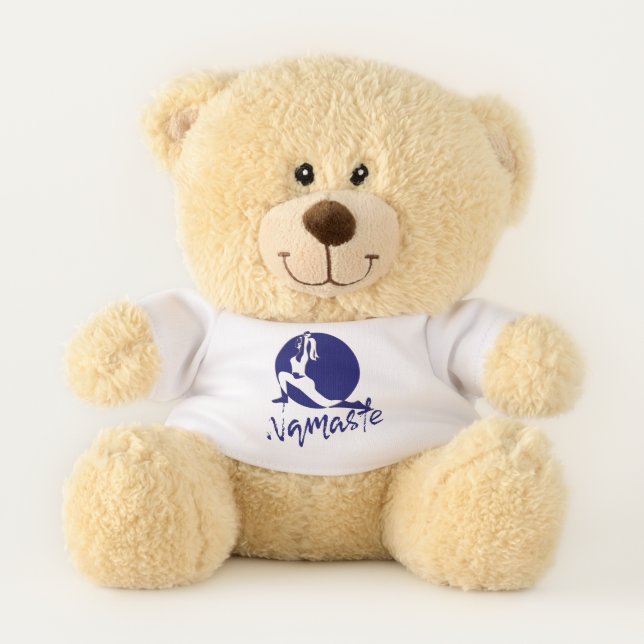 Namaste, yoga teddy bear (Front)