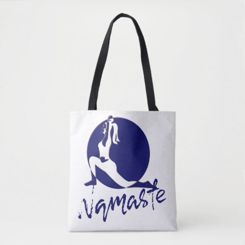 Namaste yoga tote bag