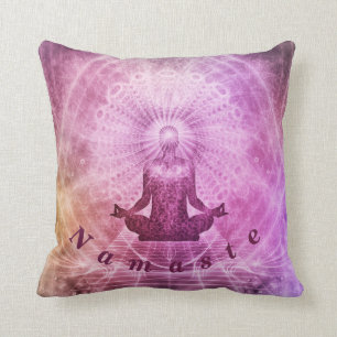 Namaste Zen Peace Throw Pillow
