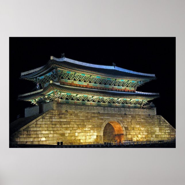 Namdaemun Gate Seoul Poster (Front)