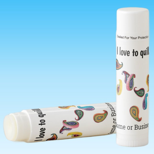 Name, 12 Favors, Paper Quilled Paisleys Lip Balm (Creator Uploaded)