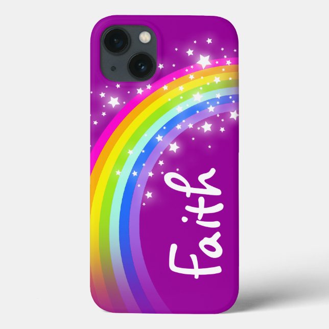 Name 5 letter rainbow purple ipad mini case (Back)