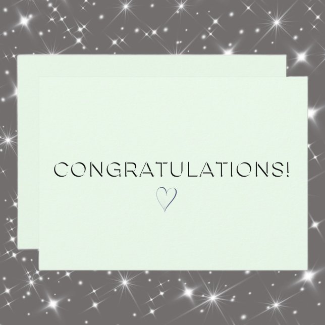 Name, Address || Honey Dew Congrats Flat Card (Creator Uploaded)