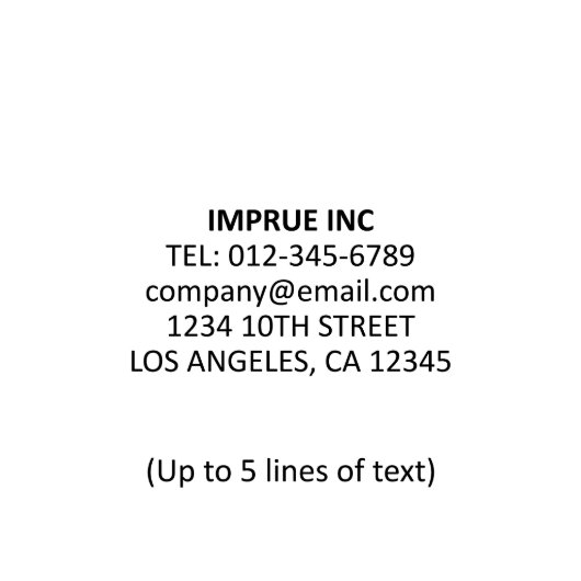 Name & Address Trodat Printy 4914 Self-Inking Stam (4914 Template)