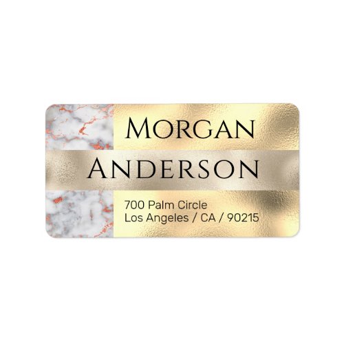 Name  Address WhRose Gold Marble Yel Gold Vs 3 Label