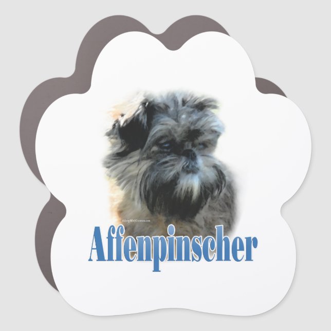 Name Affenpinscher  Car Magnet (Front)