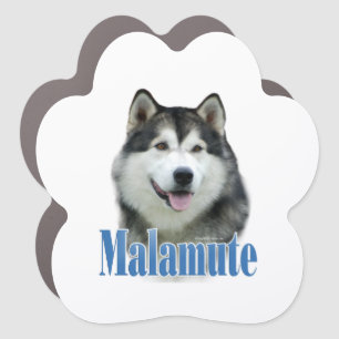 Name Alaskan Malamute Car Magnet