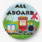 Name and Age All Aboard Train Happy Birthday