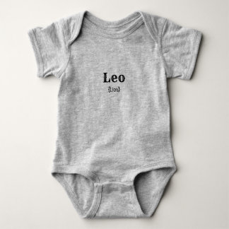 Name and Meaning (Leo) Baby Bodysuit