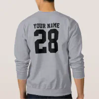 Design Your Own Sweatshirt - Add Your Name & Number - Custom Jersey Team  Sweatshirts Navy : : Fashion