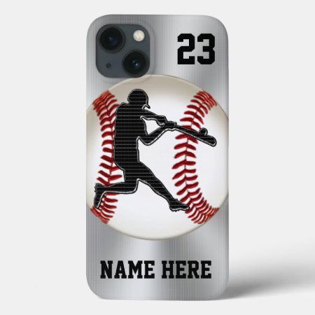 Name And Number Iphone Baseball Cases Tough