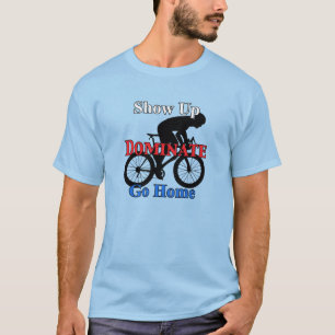 Name and Number on Back Serious Cyclist T-Shirt