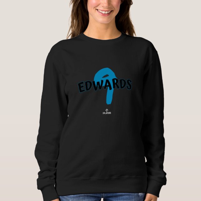 Name and Number Xavier Edwards Miami Baseball MLBP Sweatshirt (Front)